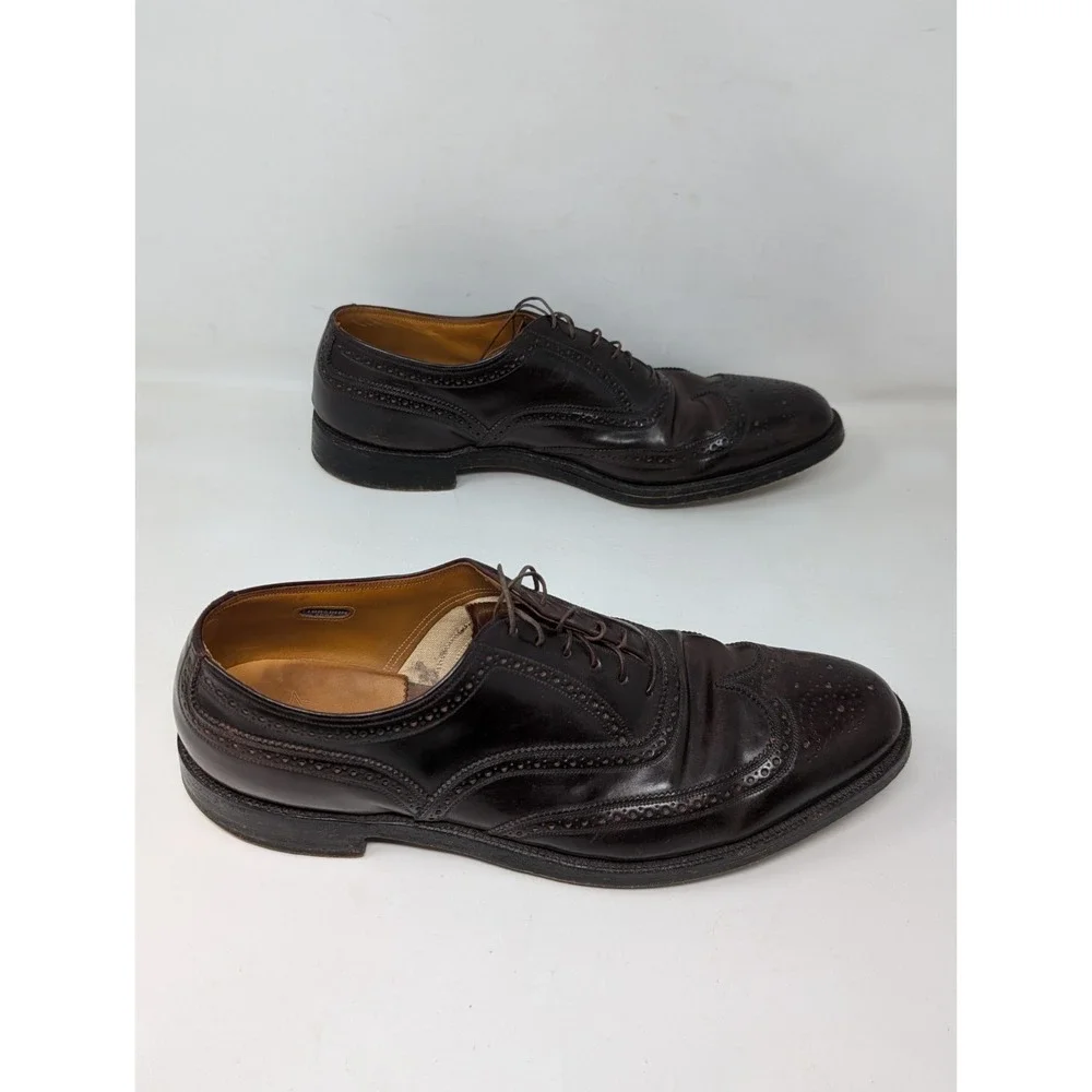 Florsheim Imperial Kenmoor Short Wingtip Shell Cordovan Shoes Men's Sz 13B 32301